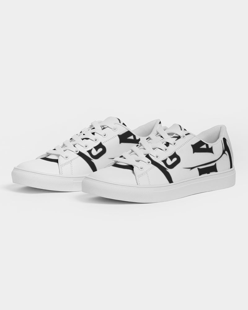 GHE BLK WHTE LOGO Women's Faux-Leather Sneaker
