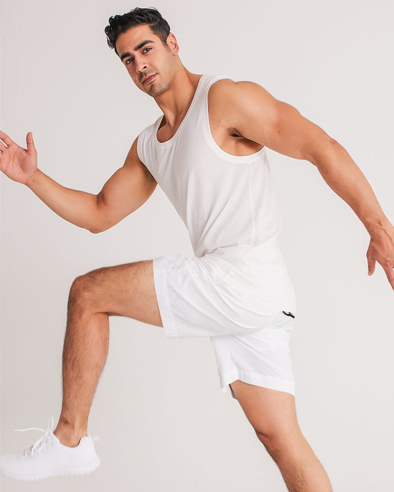 GHE BLK WHTE LOGO Men's Jogger Shorts