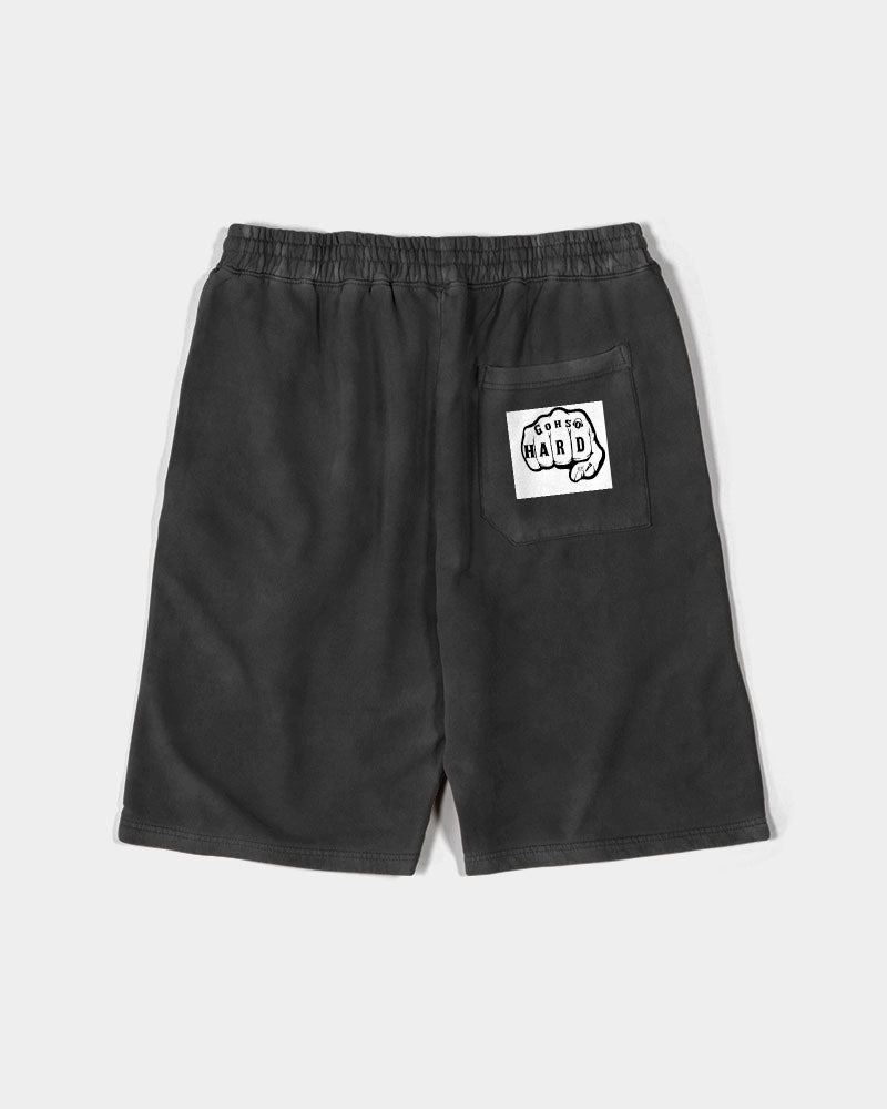 GHE BLK WHTE LOGO Unisex Vintage Shorts | Lane Seven