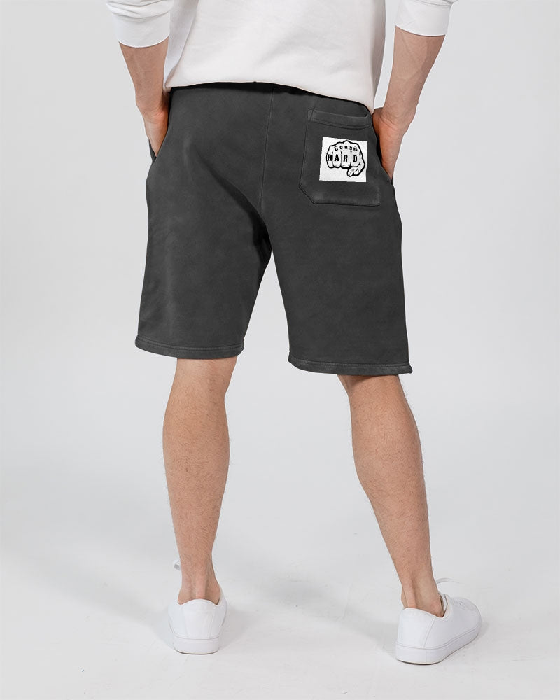 GHE BLK WHTE LOGO Unisex Vintage Shorts | Lane Seven