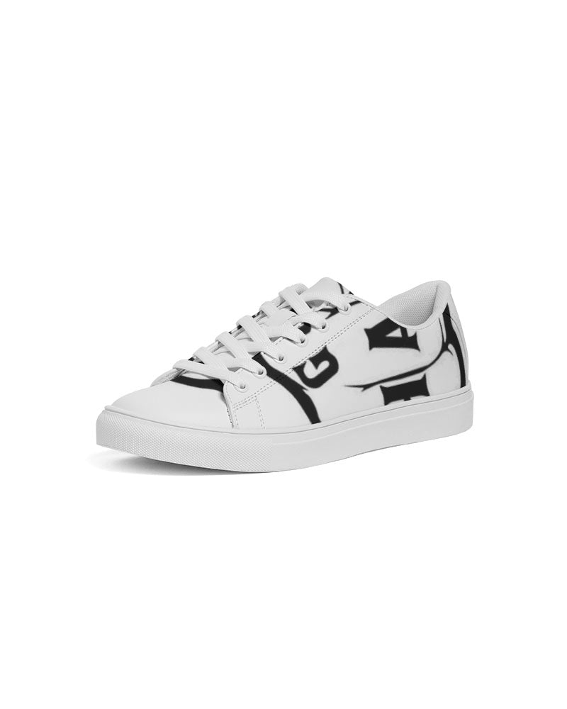 GHE BLK WHTE LOGO Women's Faux-Leather Sneaker