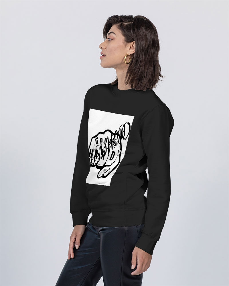 GHE BLK WHTE LOGO Unisex Premium Crewneck Sweatshirt | Lane Seven