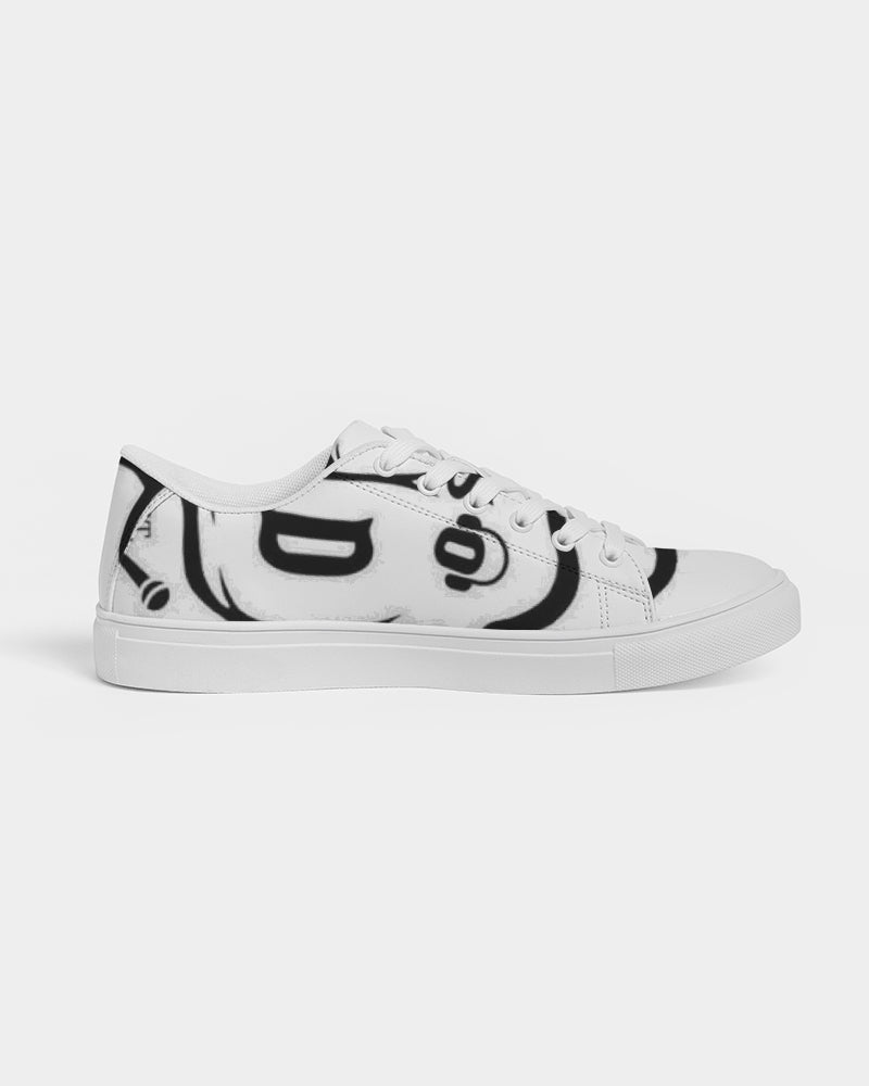 GHE BLK WHTE LOGO Women's Faux-Leather Sneaker
