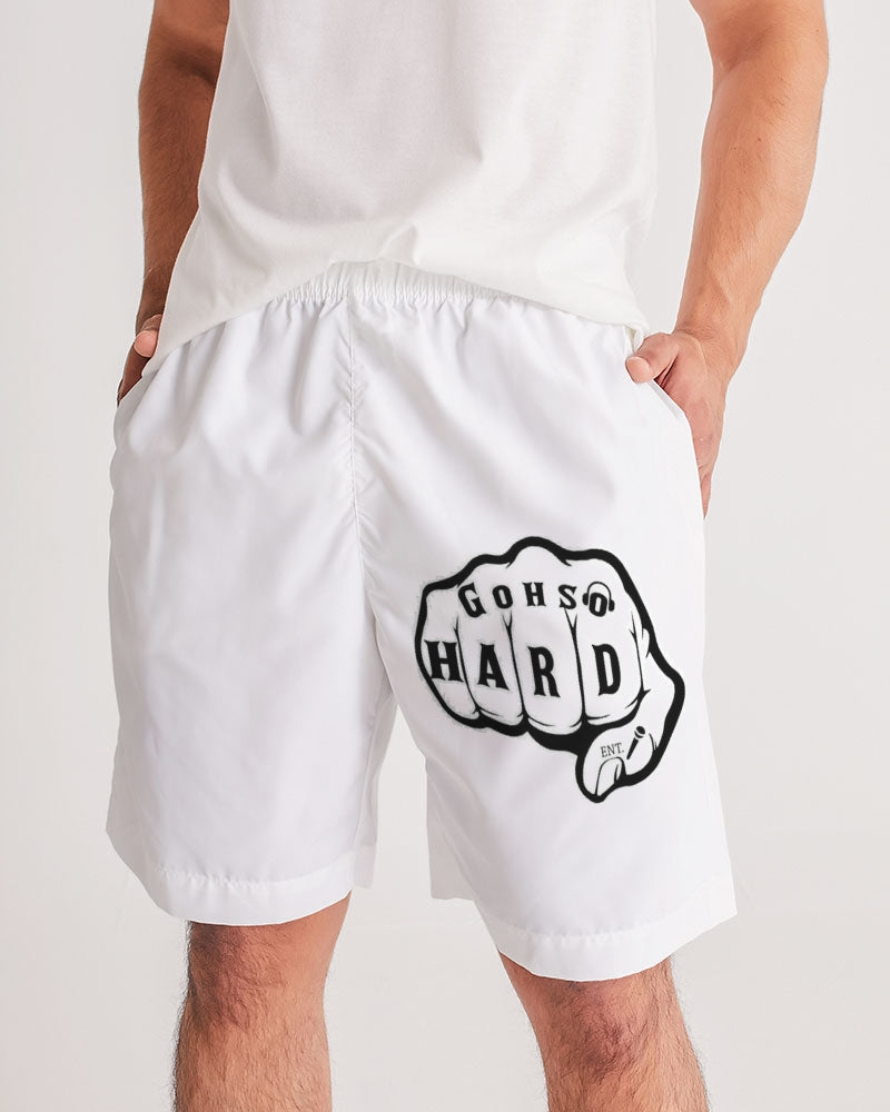 GHE BLK WHTE LOGO Men's Jogger Shorts