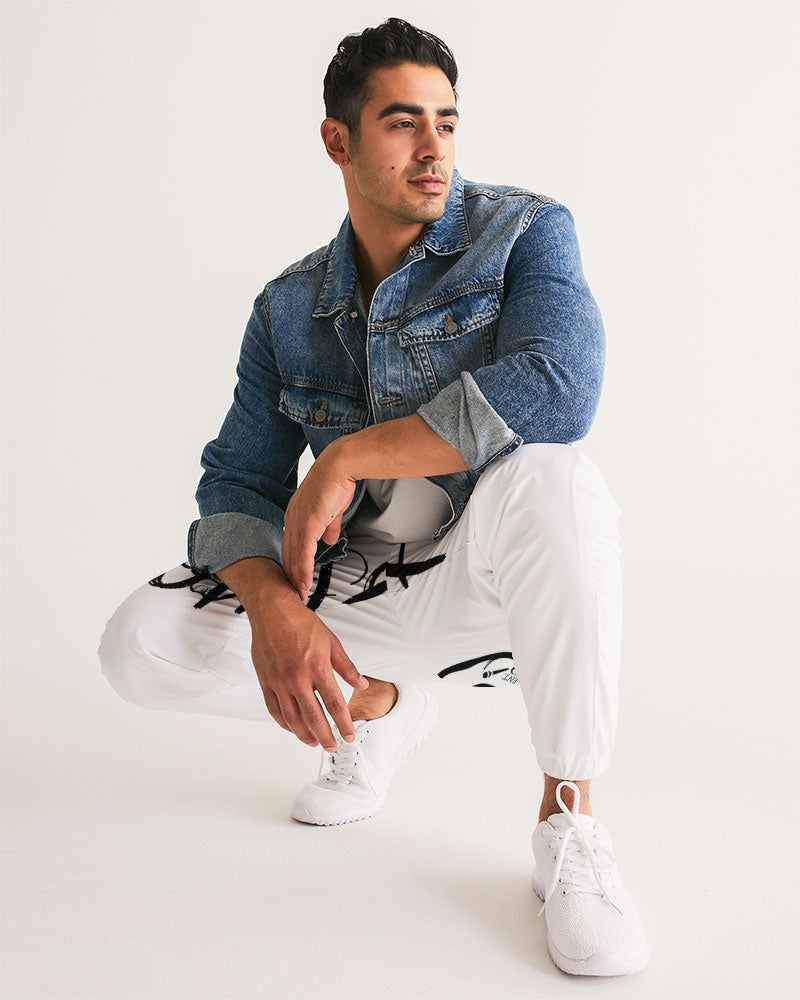 GHE BLK WHTE LOGO Men's Track Pants