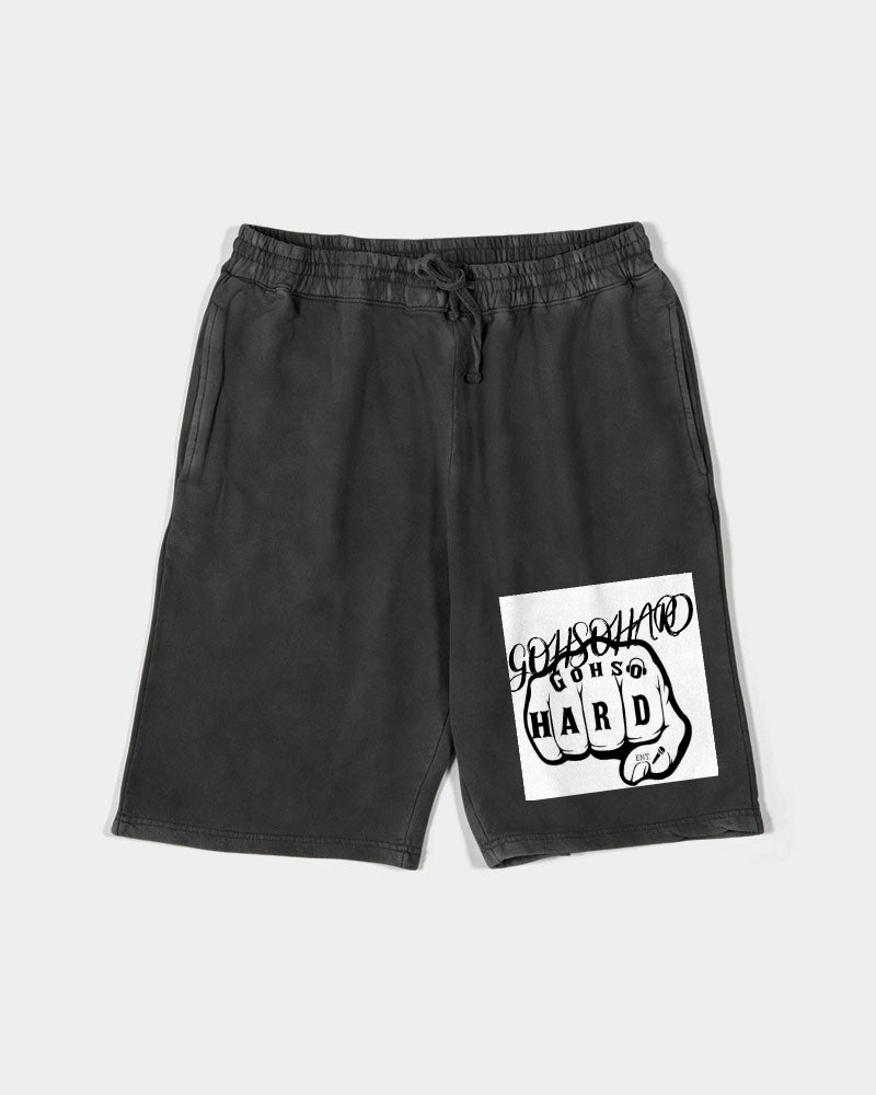 GHE BLK WHTE LOGO Unisex Vintage Shorts | Lane Seven