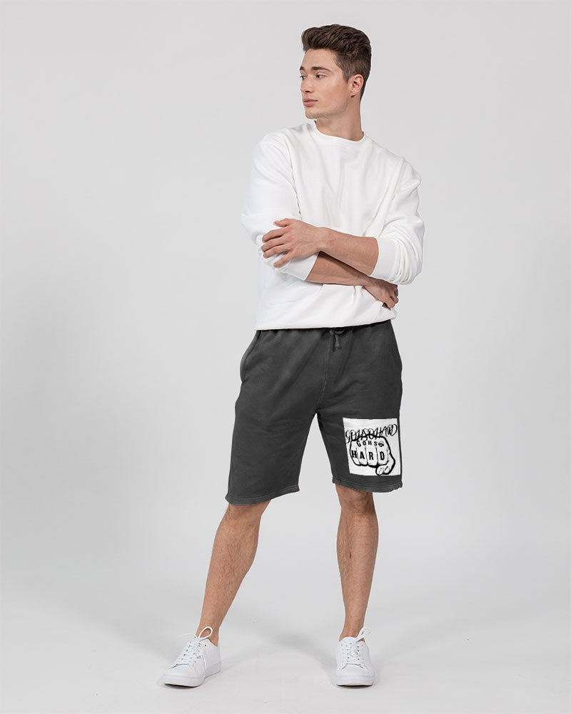 GHE BLK WHTE LOGO Unisex Vintage Shorts | Lane Seven