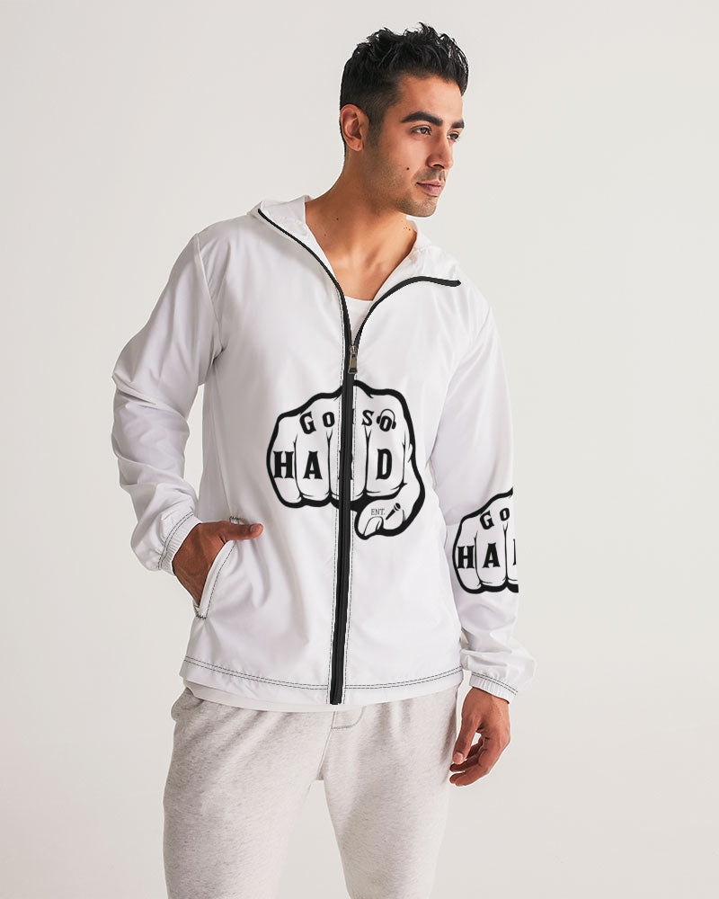 GHE BLK WHTE LOGO Men's Windbreaker