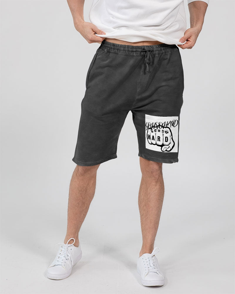 GHE BLK WHTE LOGO Unisex Vintage Shorts | Lane Seven