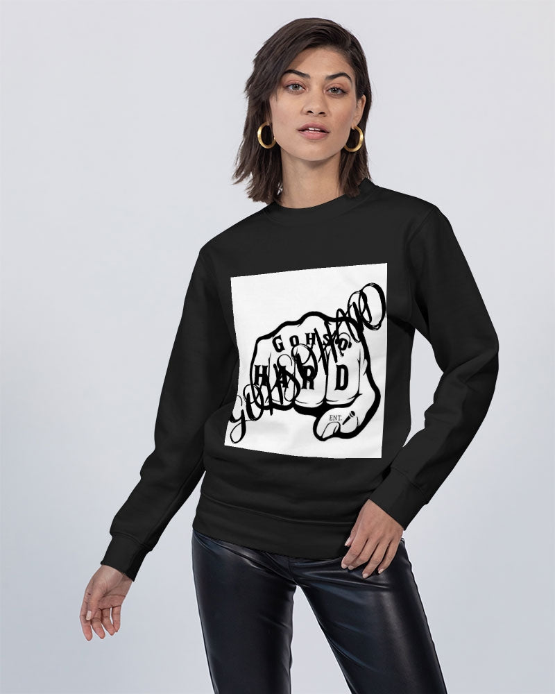 GHE BLK WHTE LOGO Unisex Premium Crewneck Sweatshirt | Lane Seven