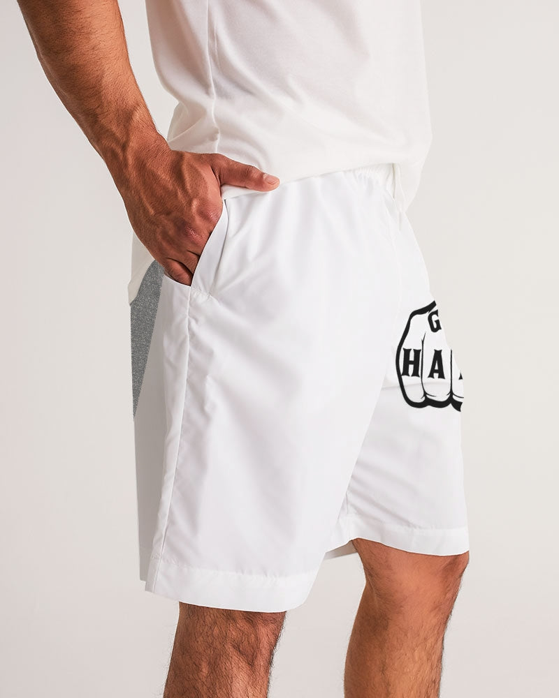 GHE BLK WHTE LOGO Men's Jogger Shorts