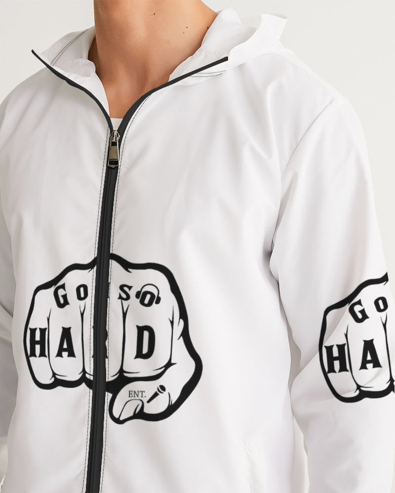 GHE BLK WHTE LOGO Men's Windbreaker