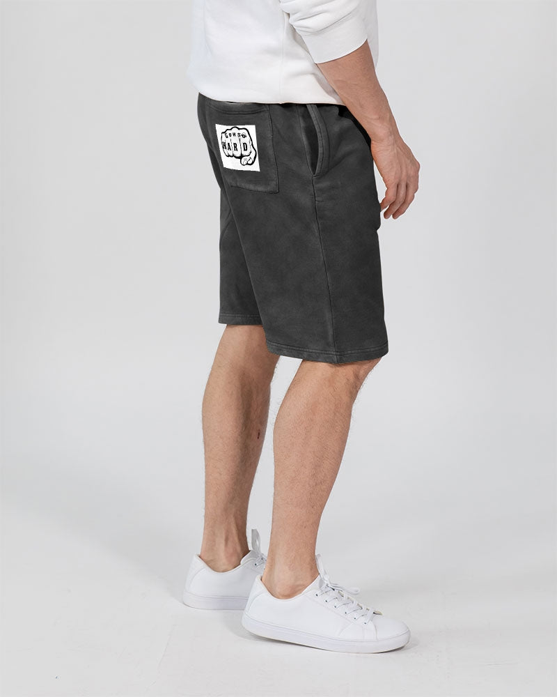 GHE BLK WHTE LOGO Unisex Vintage Shorts | Lane Seven