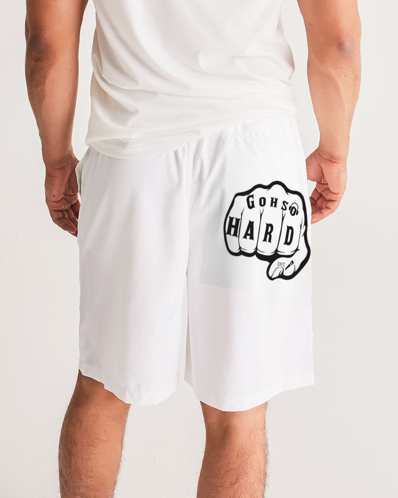 GHE BLK WHTE LOGO Men's Jogger Shorts